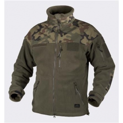 Bluza INFANTRY - Fleece - Olive Green/PL Woodland Helikon